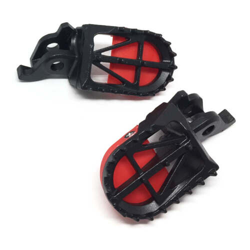 DRC Honda CR125R CR250R 02-07, CRF1000L Africa Twin, CRF150R, CRF250L, CRF300L, CRF450RL Motard Foot Pegs