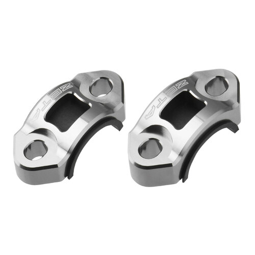 Zeta Rotating Bar Clamp Brake & Clutch Set - Titanium colour
