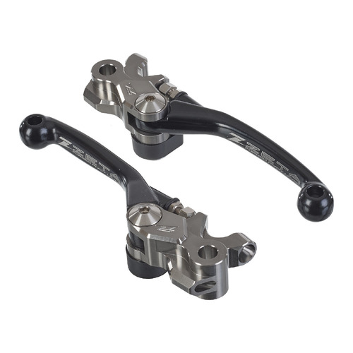 Zeta Husqvarna GasGas Pivot Lever Set FP Braketec - Black