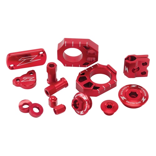 Zeta Honda CRF250L 12-20 Billet Kit - Red