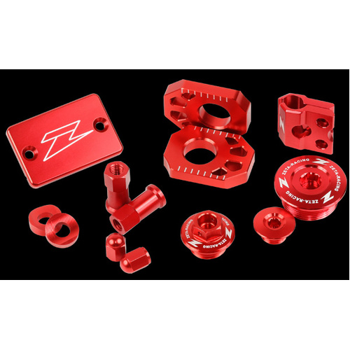 Zeta Honda CRF250L Rally 17-20 Billet Kit - Red
