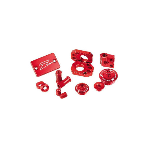 Zeta Kawasaki KX250F 17-19 KX450F 16-18 Billet Kit - Red
