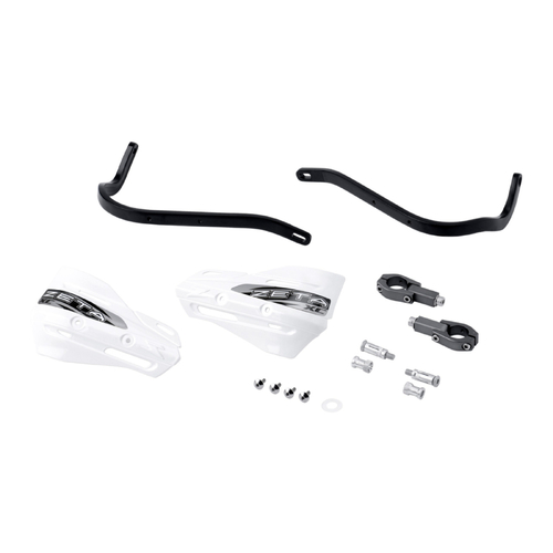 ZETA ARMOR HANDGUARD XC KIT FOR 28.6MM BAR BLACK/WHITE