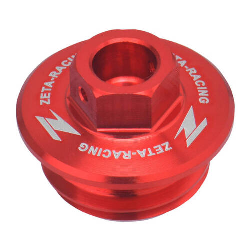 Zeta Gas Gas, KTM, Husqvarna Oil Filler Plug - Red