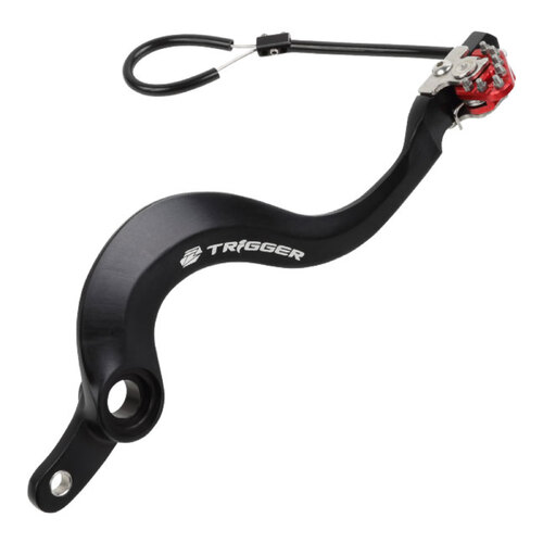 Zeta Suzuki RMZ250 13-18 Trigger Brake Pedal - Red