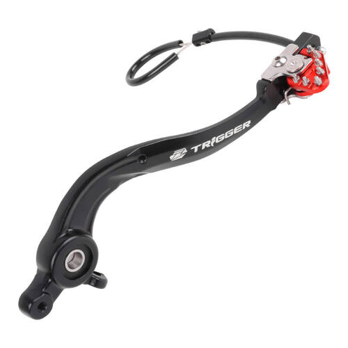 Zeta KTM GasGas Husqvarna Trigger Brake Pedal - Red