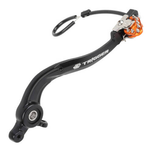 Zeta Gas Gas Husqvarna KTM Trigger Brake Pedal - Orange