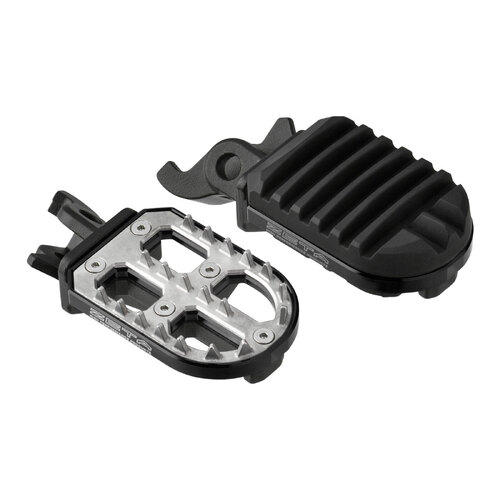 Zeta Honda CRF250L/Rally, CRF300L/Rally, CRF1000L/CRF1100L Adventure Foot Pegs - Black