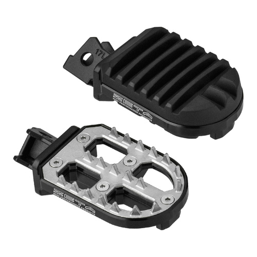 Zeta Suzuki V-Strom Adventure Foot Pegs – Black