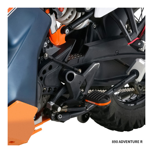 Zeta Husqvarna 701 Supermoto / 701 Enduro KTM Adventure / Supermoto Footpegs - Orange