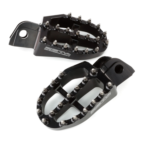 Zeta KTM Husqvarna Beta Aluminium Footpegs - Black 