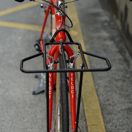 VLCmade Rocket Light Front Rack V2, Painted Silver
