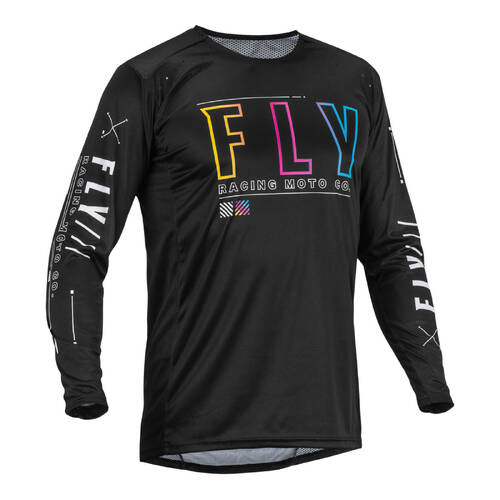 Fly Racing 2023 Lite Hydrogen Special Edition Avenge Jersey Black/Sunset 2XL