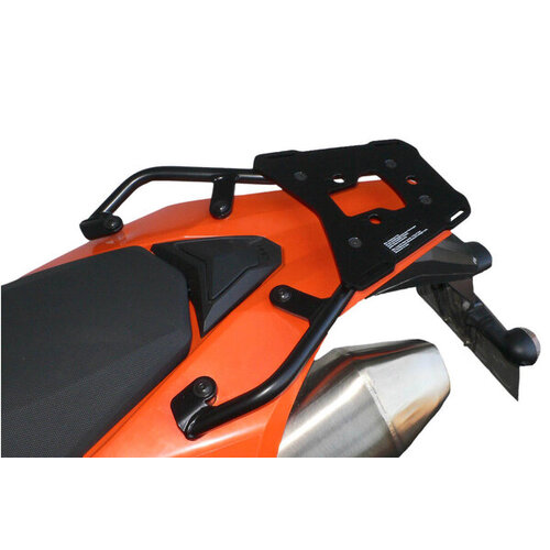 ALU RACK CARRIER SW MOTECH LASERED KTM 690 ENDURO 07-18 BLACK