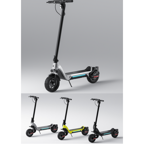 Charged X5 PRO 2000W Silver Electric Scooter
