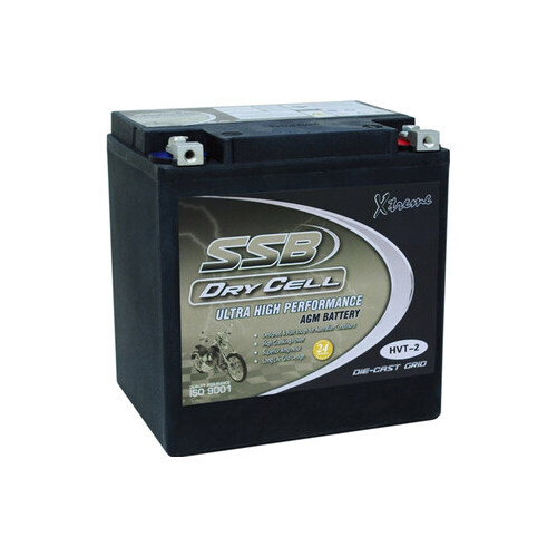 SSB Powersport HVT-2 Ultra High-Performance AGM 12V Battery