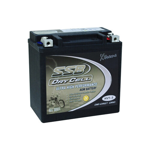 SSB Powersport HVT-3 Ultra High-Performance AGM 12V Battery