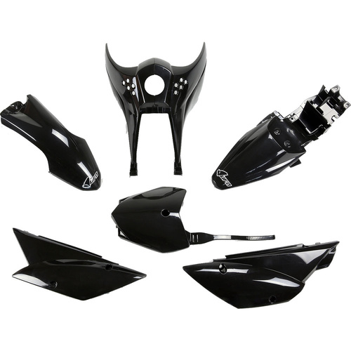 UFO Kawasaki KLX110 10-25 Black Plastics Kit