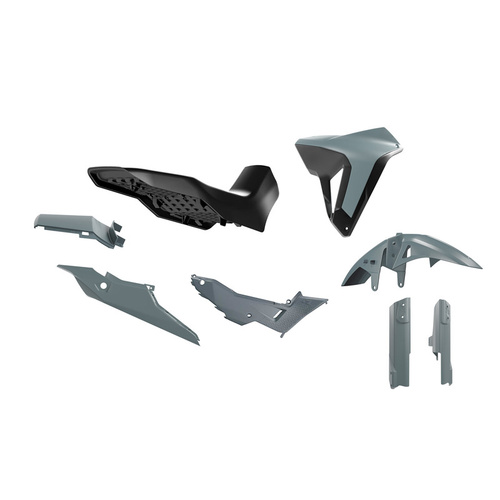 RTech Honda XL750 Transalp 23-26 Grey/Black Revolution Plastics Kit