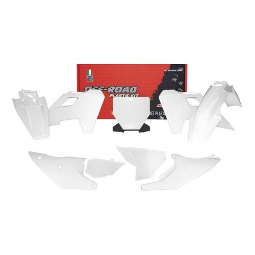 RTech Husqvarna TC 125/250 FC 250/350/450 TX300 FX 350/450 23-24 White Plastics Kit