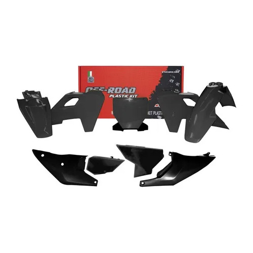 RTech Husqvarna TC 125/250 FC 250/350/450 TX300 FX 350/450 23-24 Black Plastics Kit