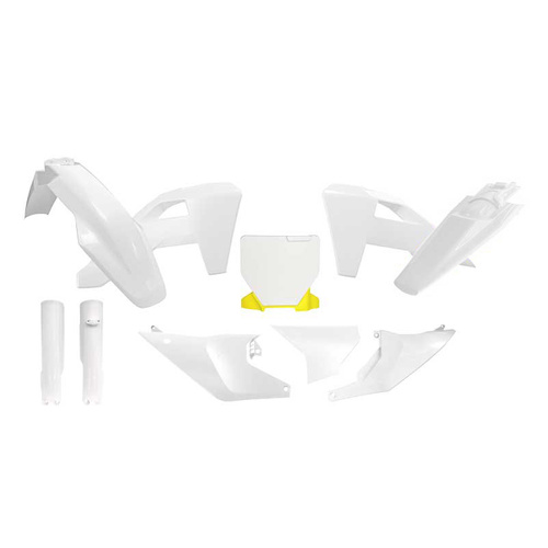RTech Husqvarna TC TX FC FX 2025 White (7 piece) Plastics Kit