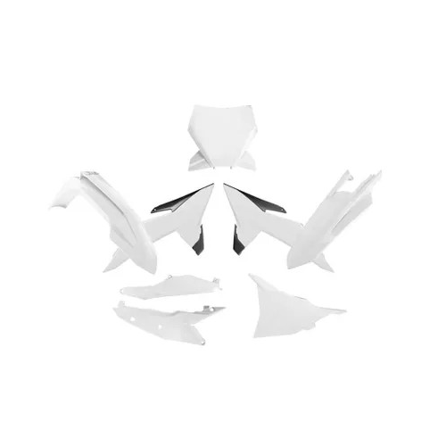 RTech KTM SX SXF XC XCF 2025 White / Black Plastics Kit