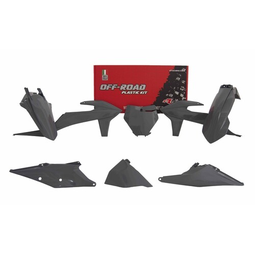 RTech KTM SX/SXF/XC/XCF 19-22 Quantum Grey Plastics Kit