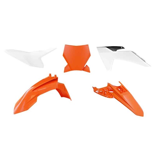 RTech KTM 50 SX 24-25 Orange / White Plastics Kit