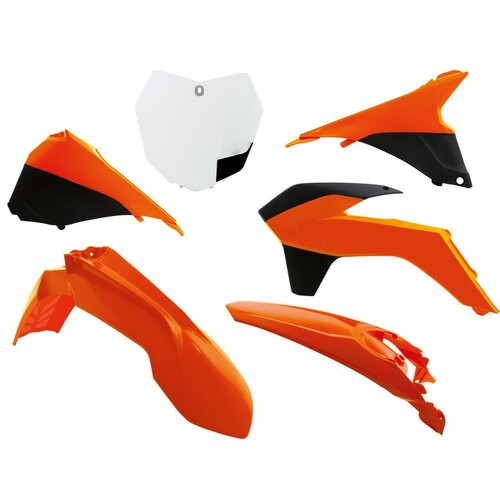 RTech KTM SX/SXF 125-450 13-14 OEM Plastics Kit 