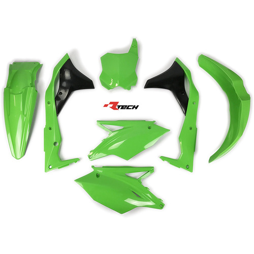 RTech Kawasaki KX250F 17-20 Green Plastics Kit