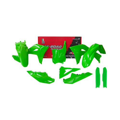 RTech Kawasaki KXF450 KX450X 24-26 KXF250 KX250X 25-26 Full Plastics Kit - Green