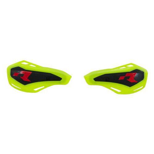 Racetech HP1 Handguards (with dual mount kit) Fluro Yellow