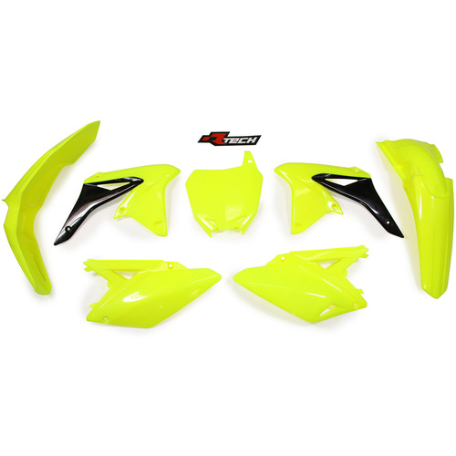 RTech Suzuki RMZ250 10-18 Neon Yellow Plastics Kit