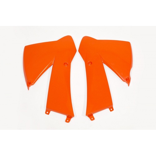UFO KTM 85SX 04-05 Orange Radiator Shrouds