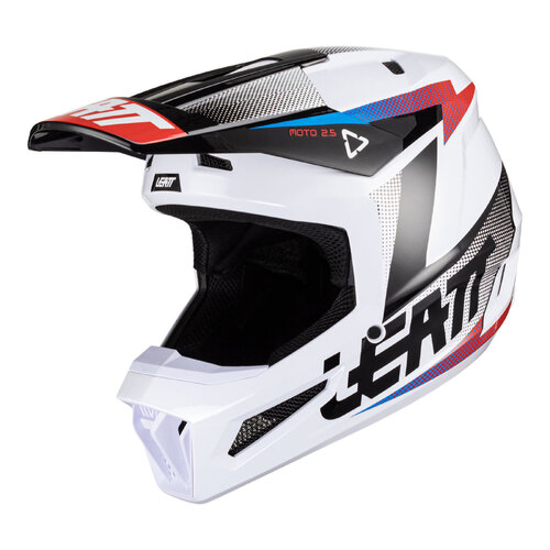 LEATT HELMET MOTO 2.5 V24 BLK/WHT #XXL 63-64CM