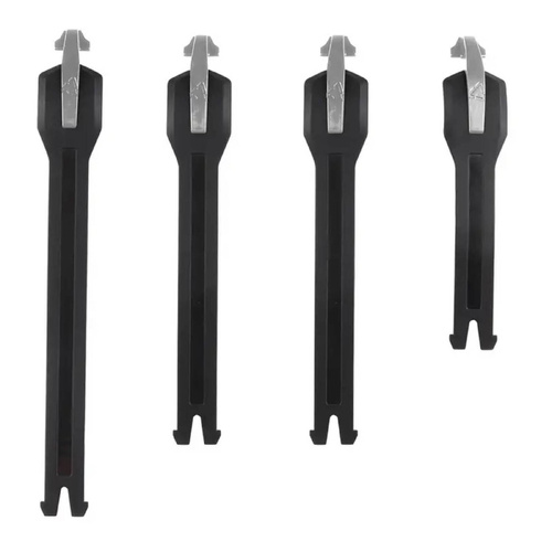 LEATT BOOT STRAP KIT GPX 4.5 / 5.5 FLEXLOCK 4-pcs BLK