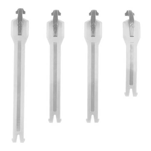 LEATT BOOT STRAP KIT GPX 4.5 / 5.5 FLEXLOCK 4-pcs WHT