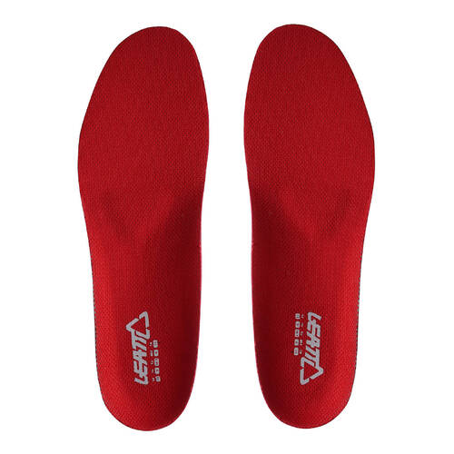 Leatt 4.5/5.5 Boot Footbed (Insole) - Red [Pair] Size US 9