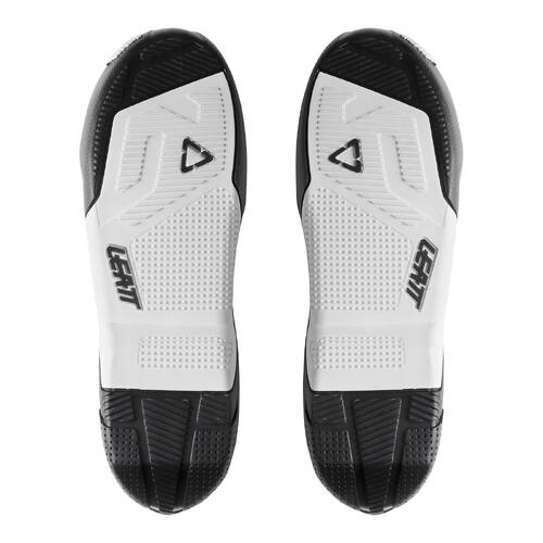 Leatt 4.5/5.5 Boot Outer Sole - White / Black [Pair] Size: US 8/9