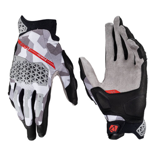 LEATT GLOVE ADV X-FLOW 7.5 SHORT #S/EU7/US8 STEEL