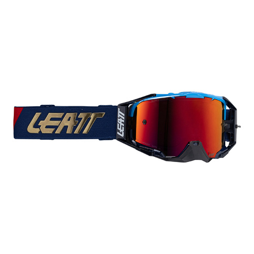 Leatt 6.5 Velocity Cryztal Iriz Goggle - Royal Fuchsia 22 VLT%