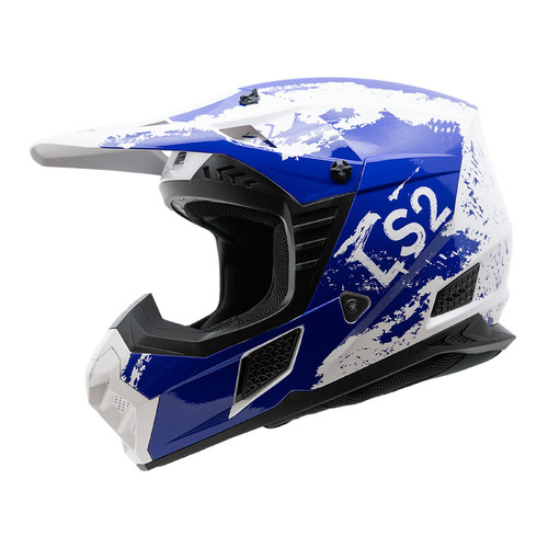 LS2 MX706 COZ Hyde Helmet - Blue / White 