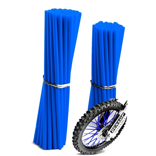 MX Pro Blue Spoke Wraps