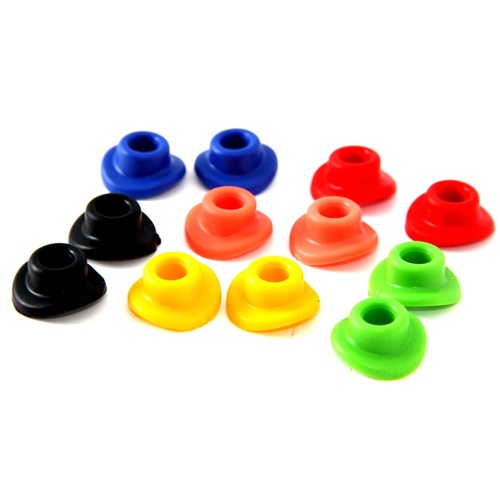 MX Pro Tyre Air Valve Shield - Orange (pair)