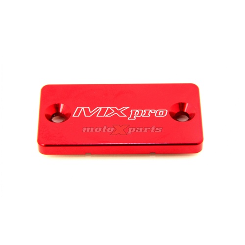 MX Pro Kawasaki Suzuki Yamaha Red Front Brake Reservoir Cover 