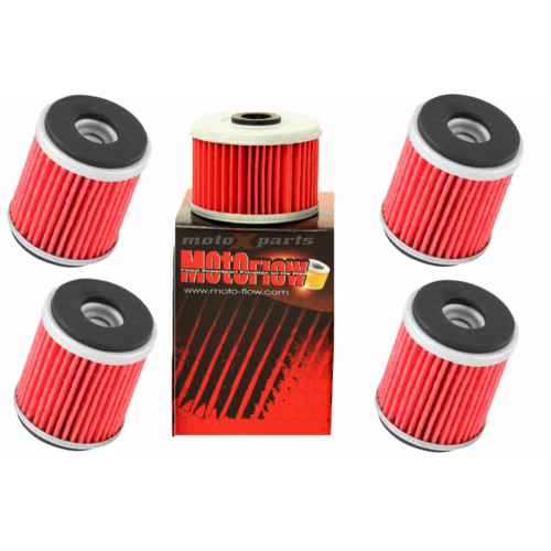 Yamaha YZF/WRF TM 250-450 Oil Filter 4 Pack Combo deal - Moto Flow 