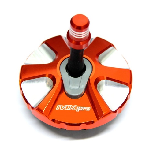 MX Pro KTM SX/SXF 07-12 EXC/XC-F 14-23 Orange Fuel Tank Cap With Vent