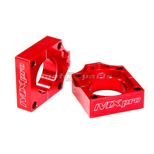 Honda CR/CRF-R/X Red Axle Blocks - MX Pro