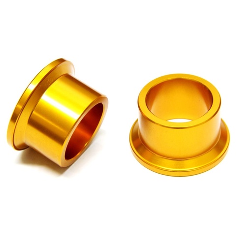 Suzuki RMX250/450 RMZ450 Front Wheel Bearing Spacers Gold - MX Pro 